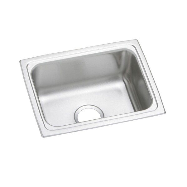 Pacemaker Stainless Steel 25 X 19-1/2 X 7-1/4 Single Bowl Top Mount Sink